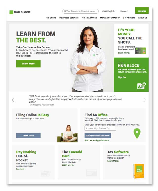 vortex-hrblock-home-page-example